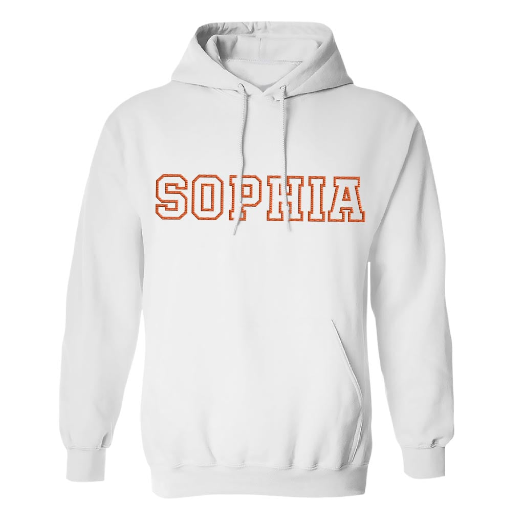 Custom Name - Personalized granddaughter Embroidered Hoodie