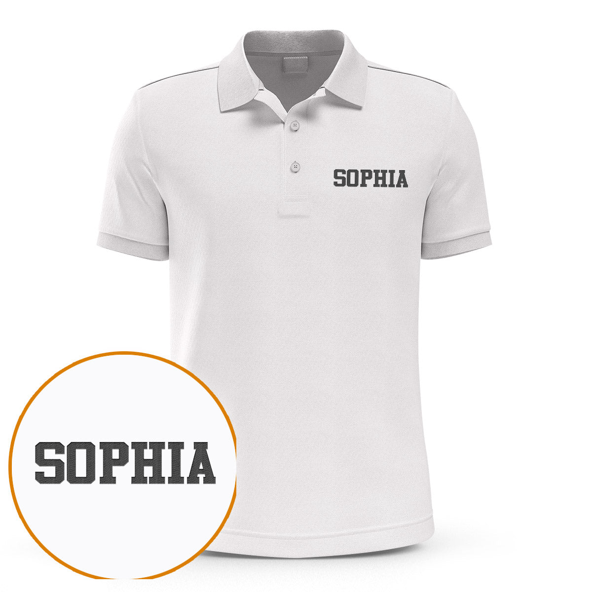 Custom Name - Personalized Mother Embroidered Polo Shirt