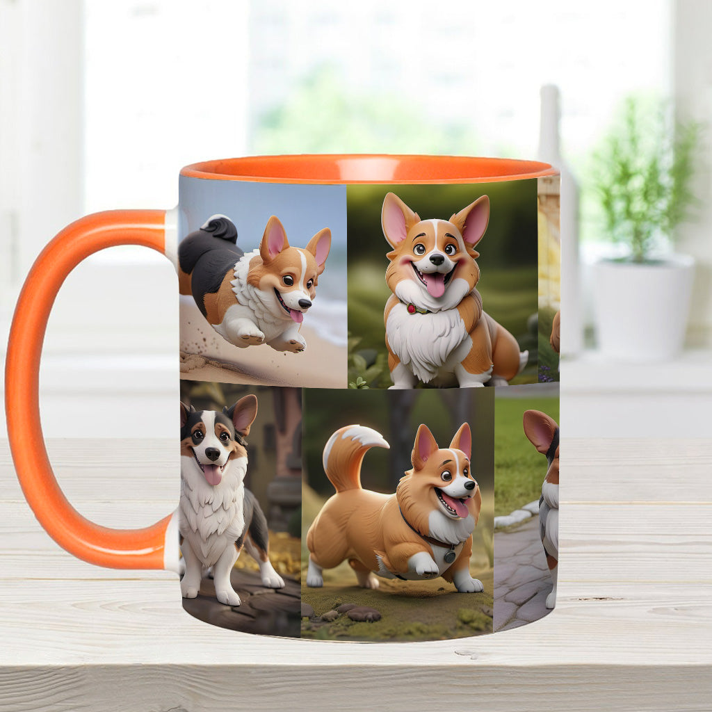 Cartoonize Pet Photos Collage - Gift for dog lovers, cat lover - Personalized Accent Mug