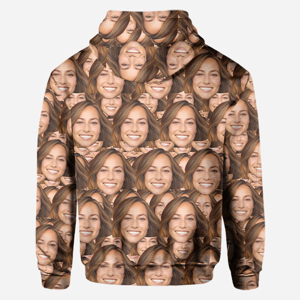 Custom Face Pattern - Personalized All Over Shirt