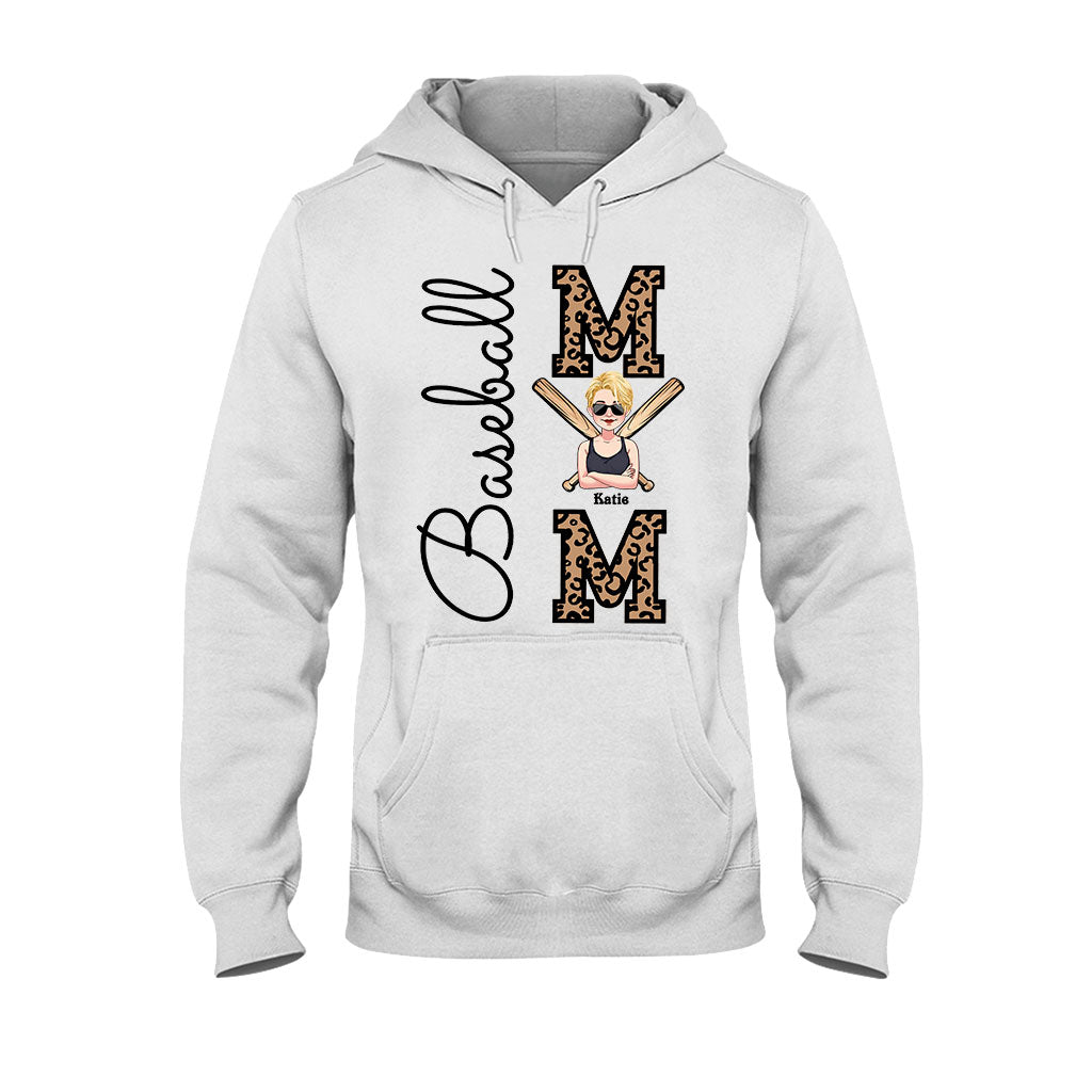 Baseball Mom - Personalized Baseball T-shirt and Hoodie