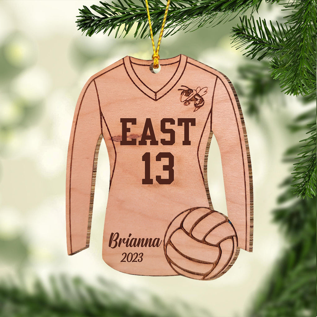 Love Volleyball - Personalized Volleyball Ornament