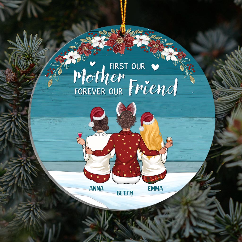 Personalized Ornament - Mother and Sons - Xmas Ornament - Mother And Sons  Forever Linked Together