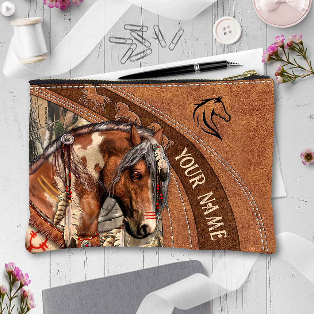 Discover Love Horses - Personalized Horse Pouch