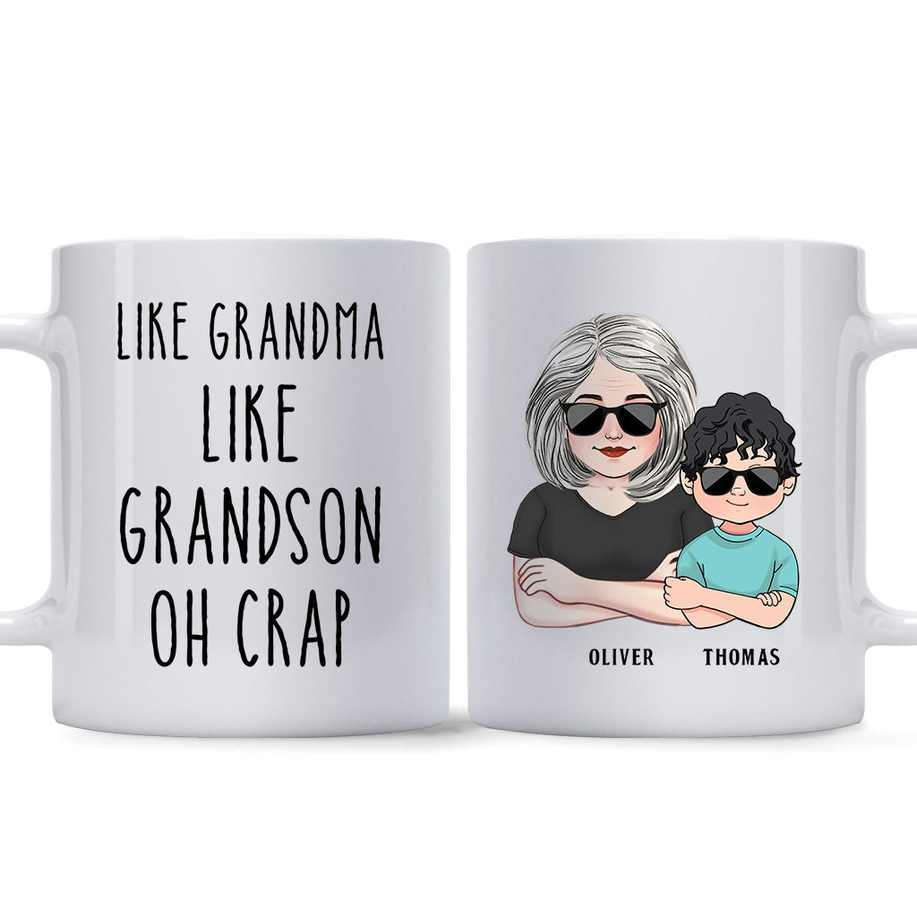 Like Father Like Son - Gift for dad, dad, son - Personalized Mug