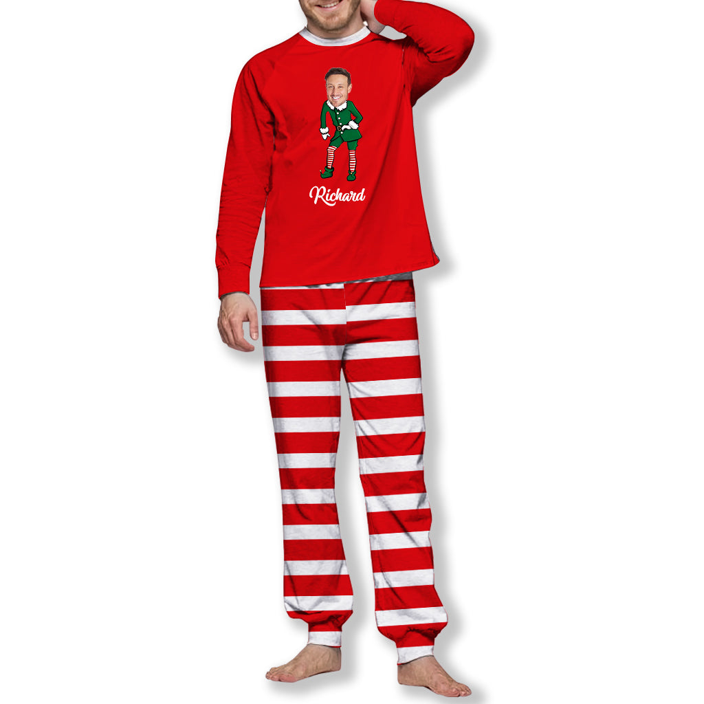 Xmas Satin Customized Family Matching Pajamas L+L – Sunny Boutique