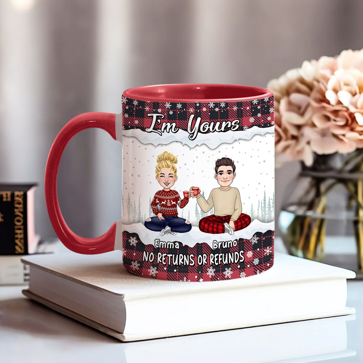 Discover I’m Yours - Personalized Couple Accent Mug