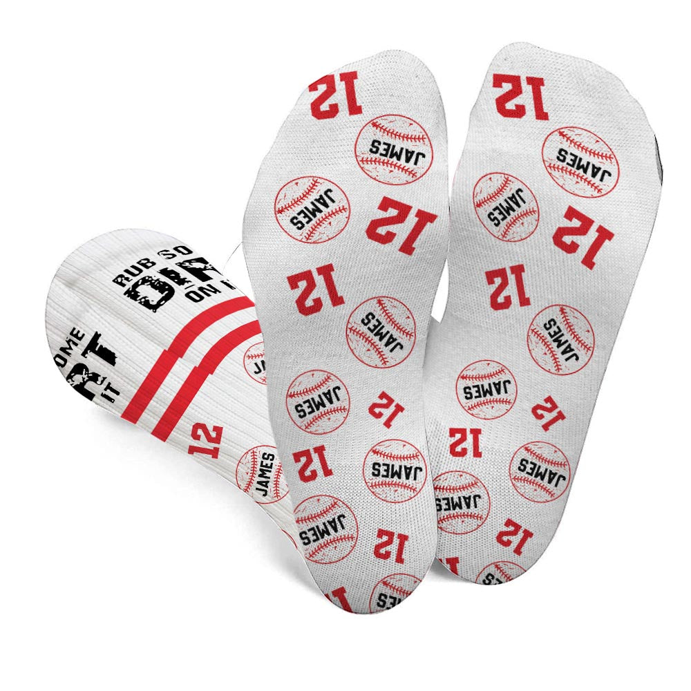 Rub Some Dirt On It - Personalized Baseball Socks