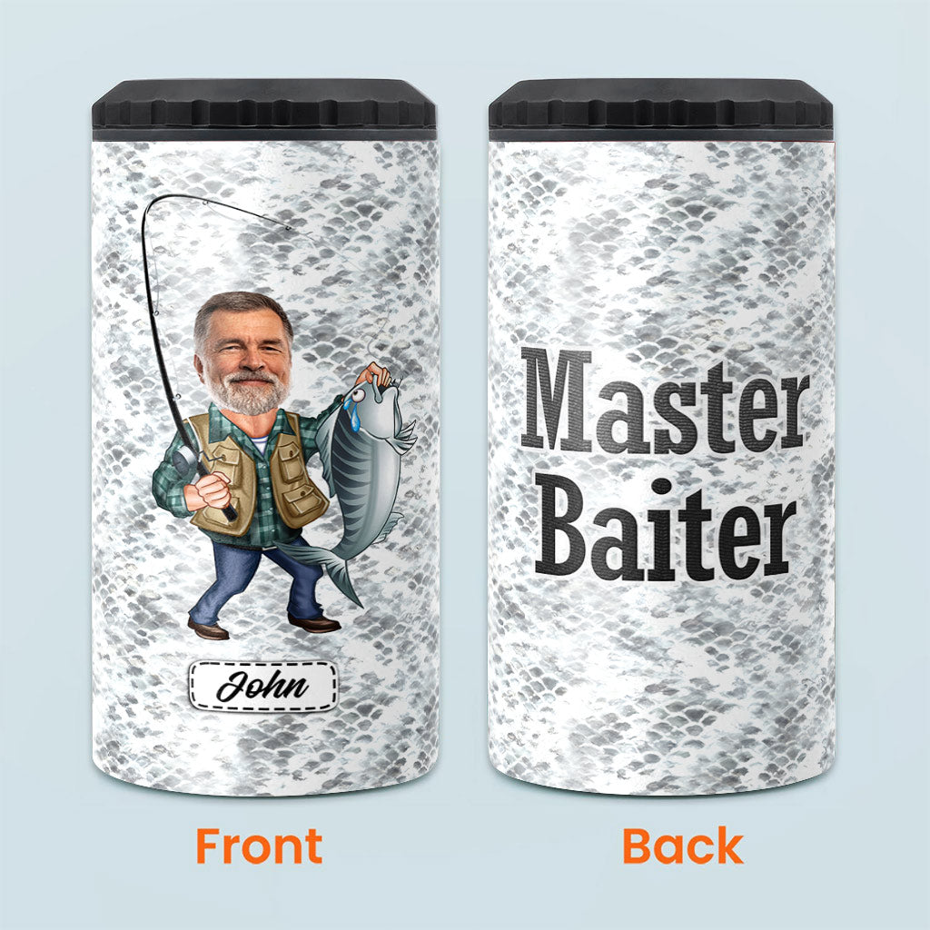 Master Baiter - Personalized Fishing Can Cooler