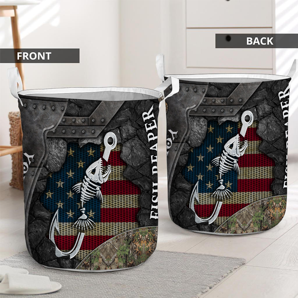 Fish Reaper - Personalized Fishing Laundry Basket