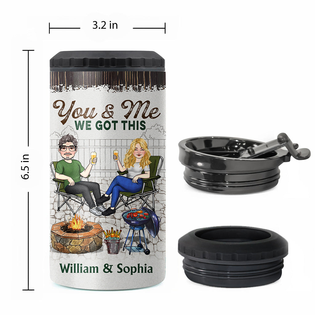 Drinking Buddies For Life - Personalized Backyard Can Cooler