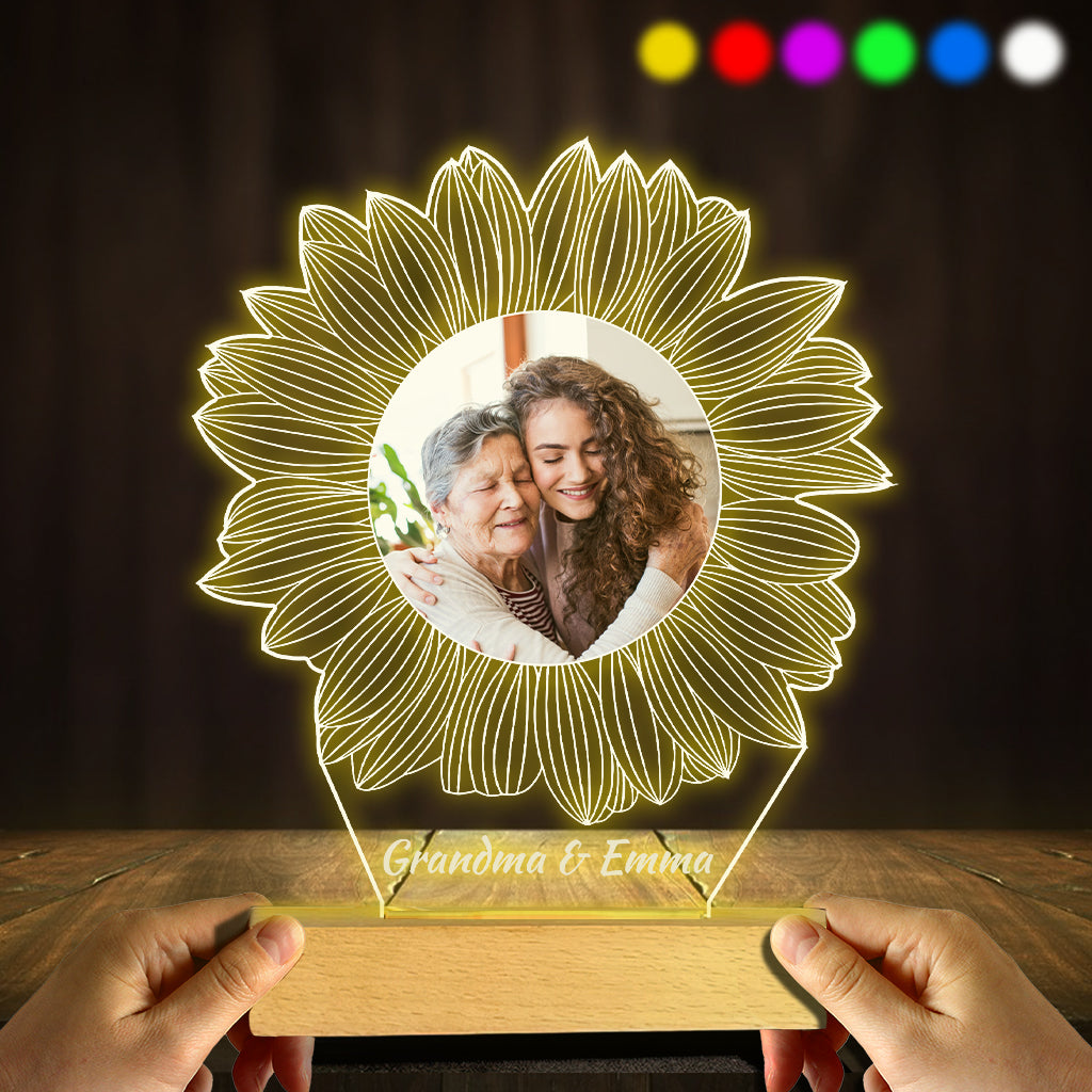 Discover You Are My Sunshine - Gift for mom, grandma, sister, daughter, son, brother, grandpa, dad, wife, husband, friend - Personalized Shaped Plaque Light Base