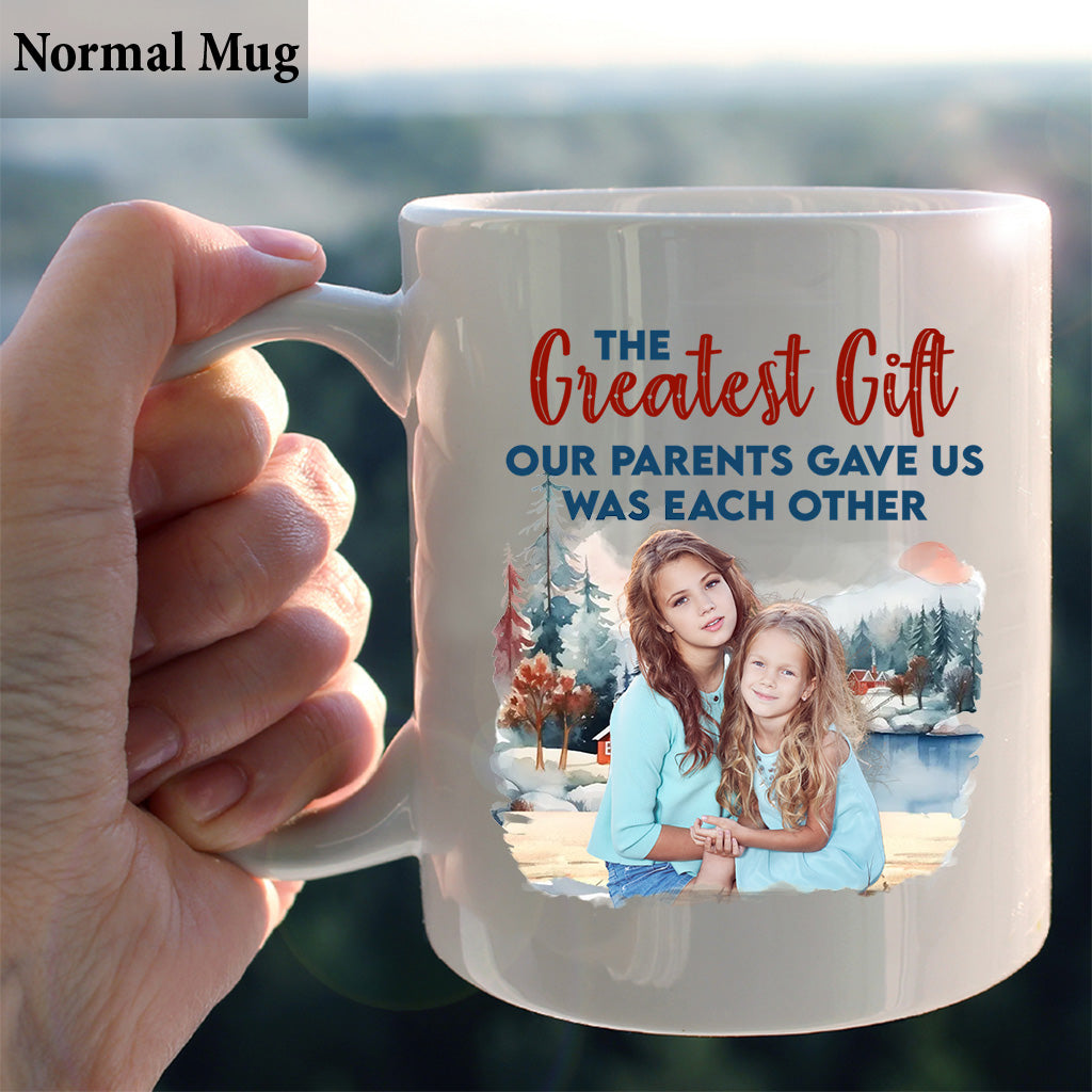 The Greatest Gift - Personalized Sibling Mug