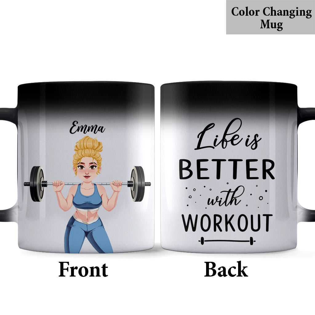 CrisfitV2 Coffee Mug 11oz, Meet Me at the Gym, Become You 2.0