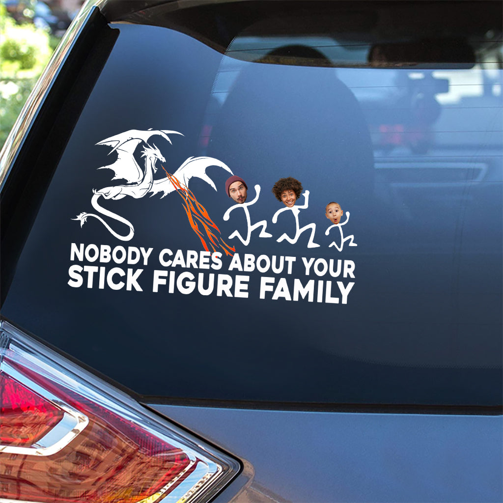 Your Stick Figure Rolled A One - RPG gift for friend, mom, dad, husband, wife, girlfriend, boyfriend - Personalized Decal Full