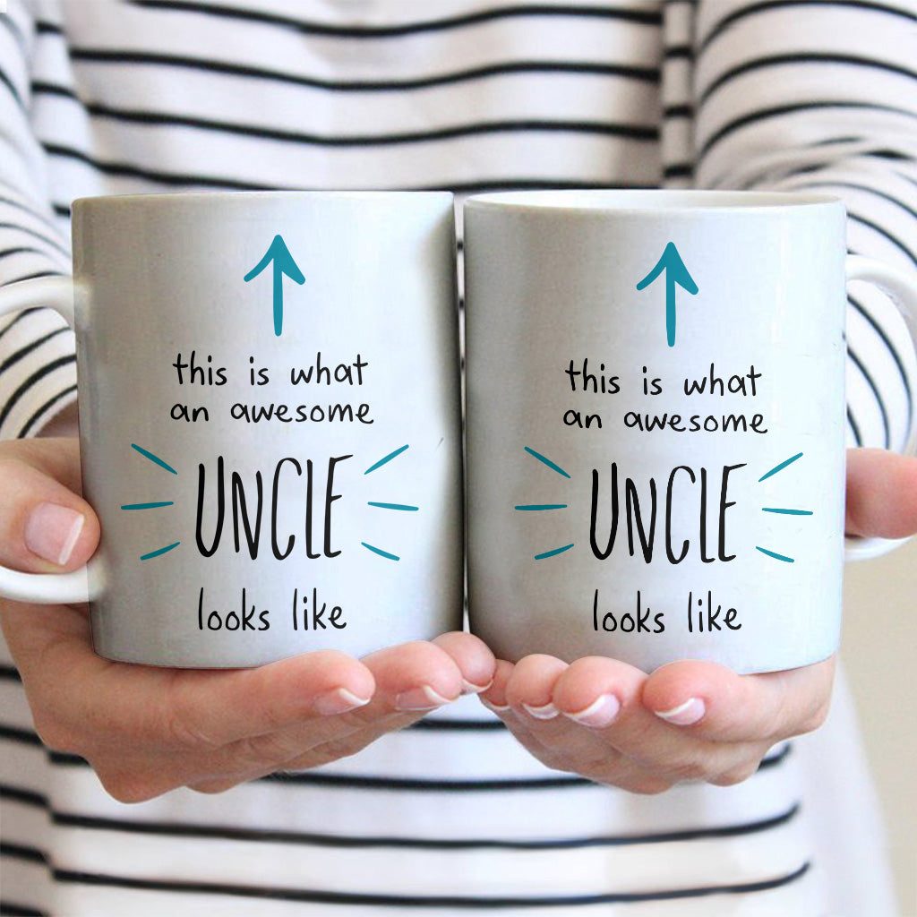 This Is What An Awesome Uncle Look Like - Uncle Mug