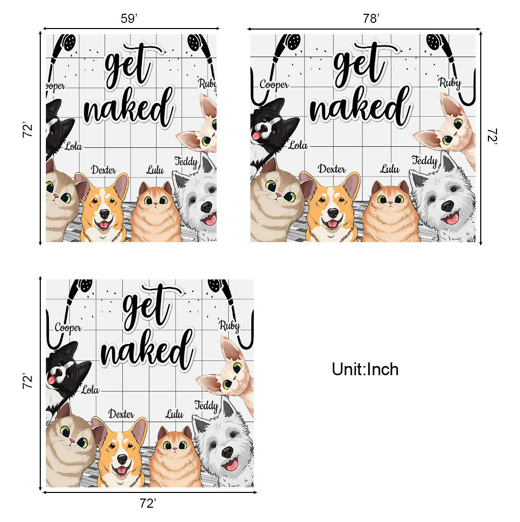 I Saw That - Personalized Dog Shower Curtain