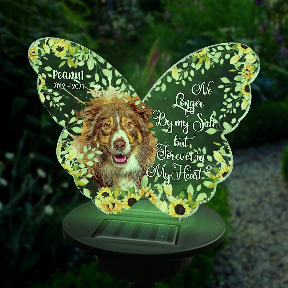 If Love Could Have Saved You - Personalized Dog Garden Solar Light