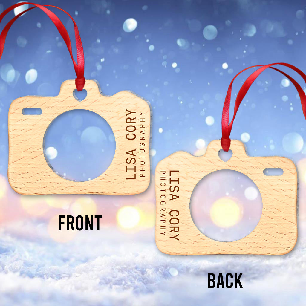 Camera - Personalized Photography Ornament