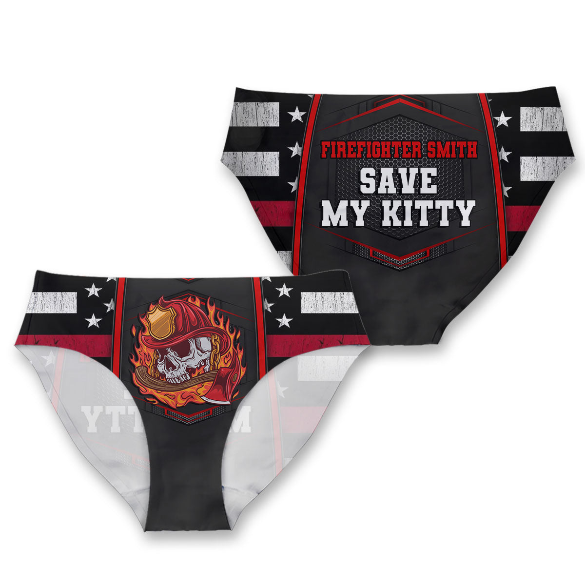 Firefighter Save My Kitty - Personalized Firefighter Women Briefs