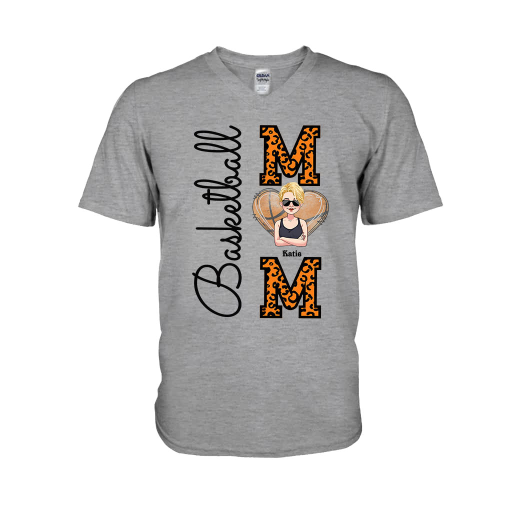 Basketball Mom - Personalized Basketball T-shirt and Hoodie