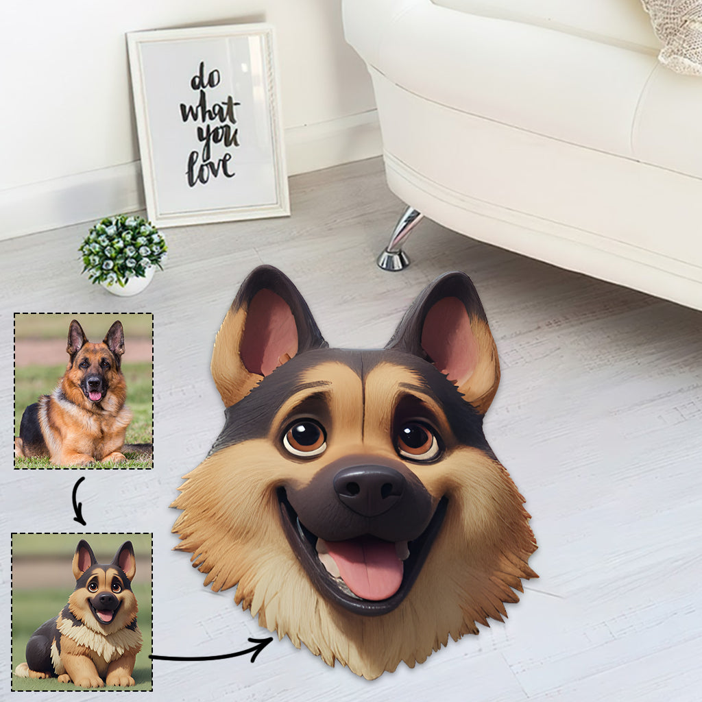 Discover Cute Pet Mat - Personalized Dog Shaped Doormat