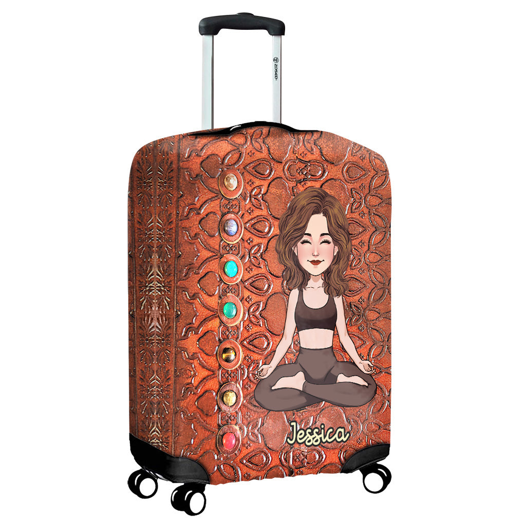 Namaste - Personalized Yoga Luggage Cover