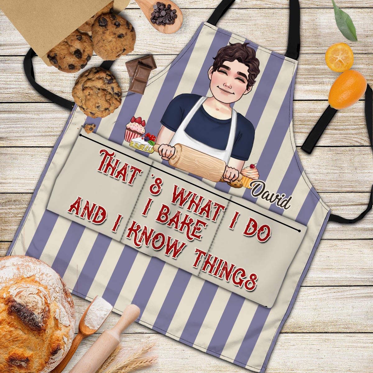 I Bake And I Know Things - Baking gift for mom, dad, daughter, son