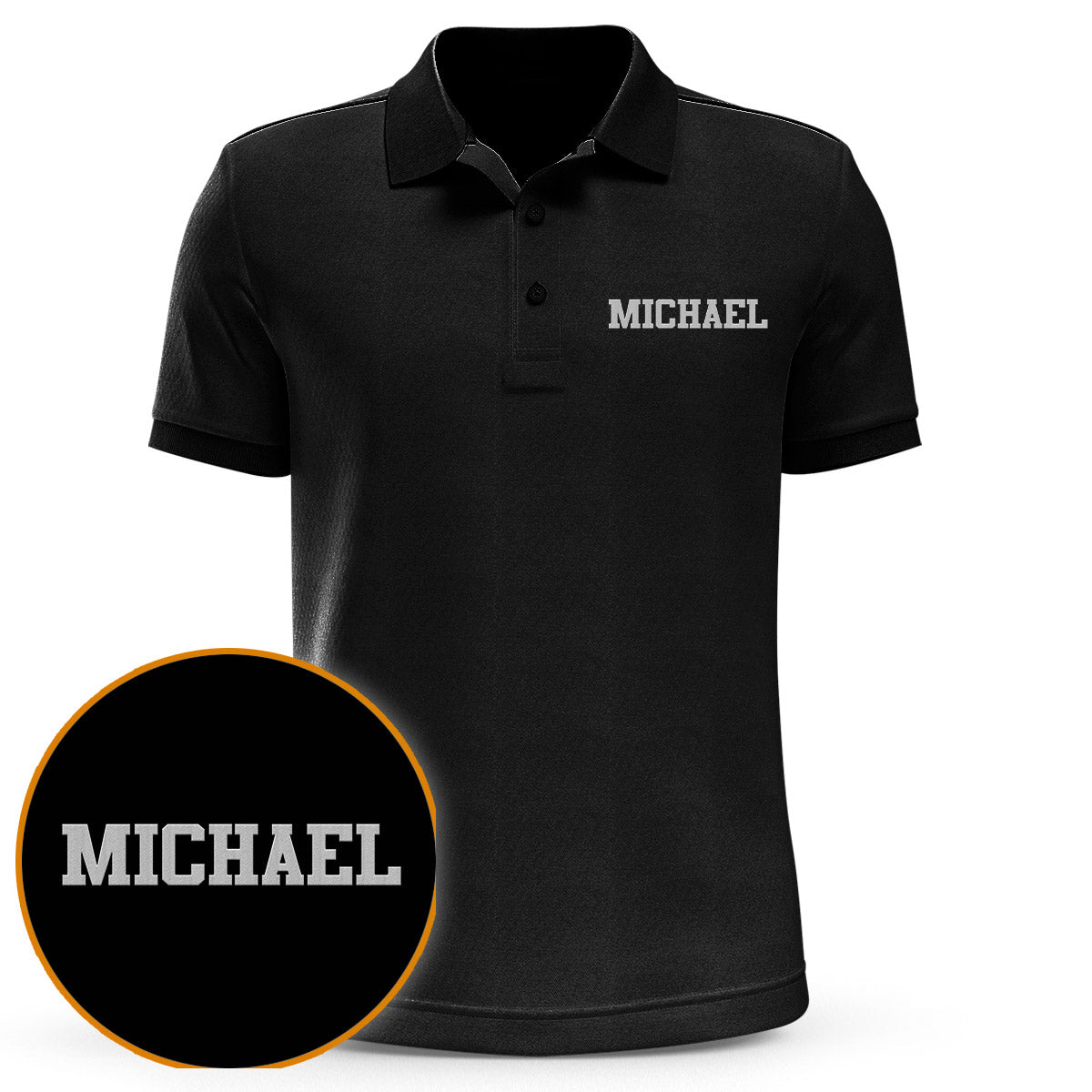 Custom Name - Personalized Son Embroidered Polo Shirt