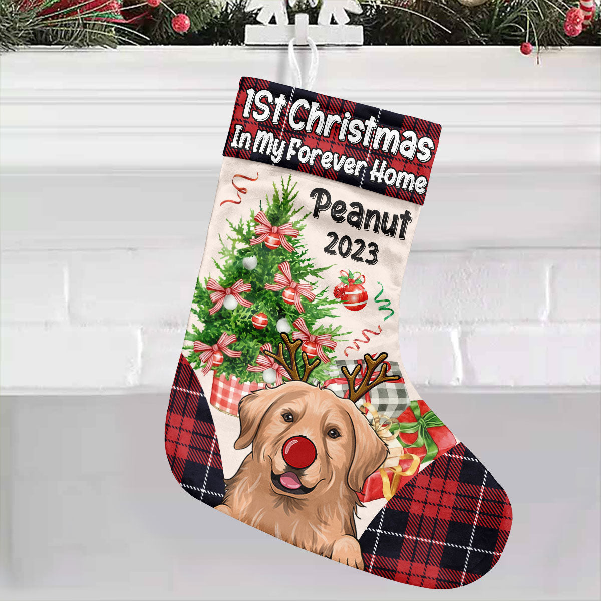 My 1st Christmas - Personalized Dog Christmas Stockings