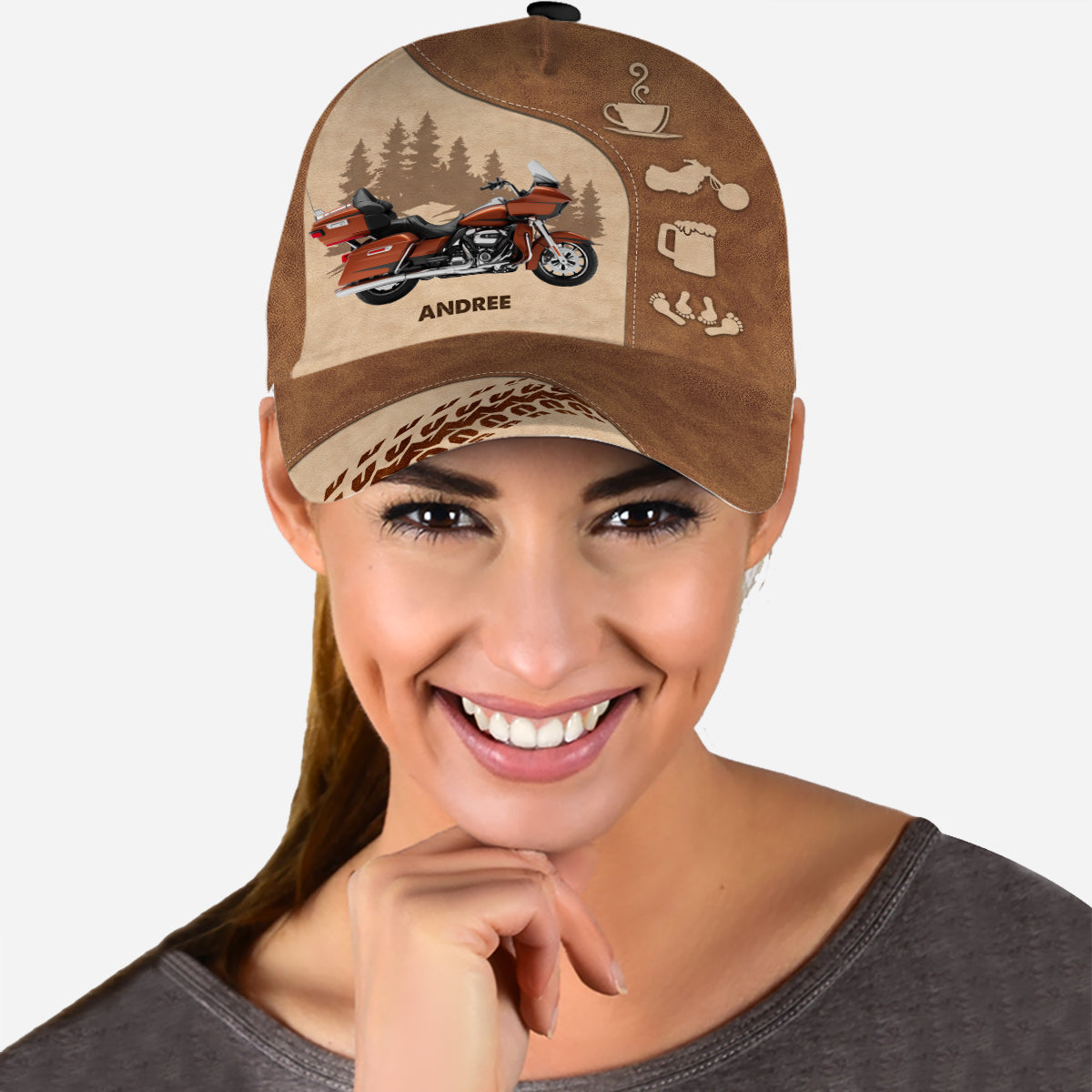 Happy Life - Personalized Biker Classic Cap