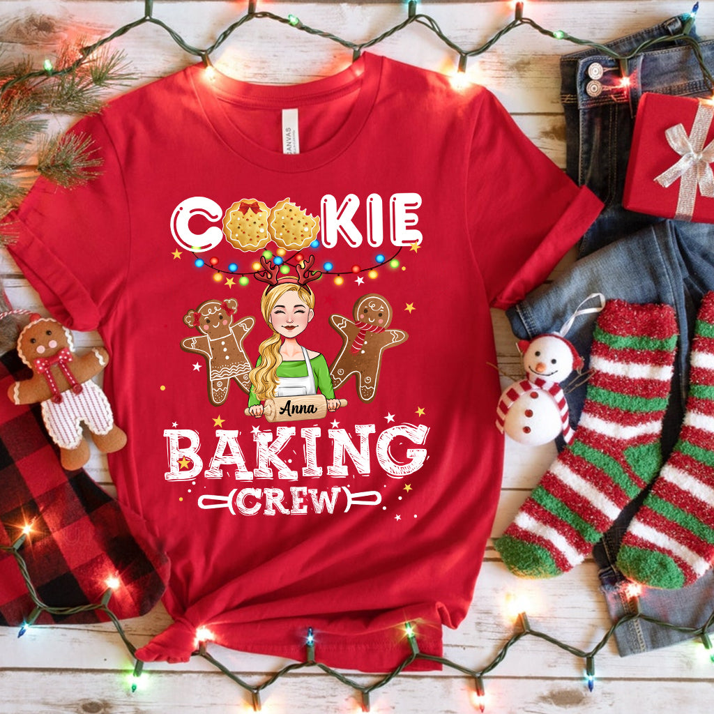 Discover Christmas Baking Crew - Personalized Baking T-shirt & Hoodie