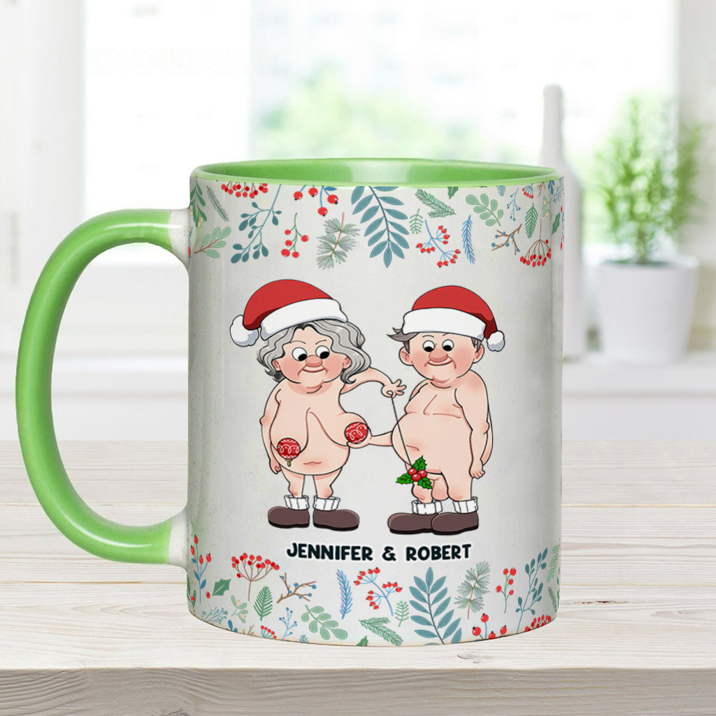 I Want To Grow Old With You - Personalized Couple Accent Mug