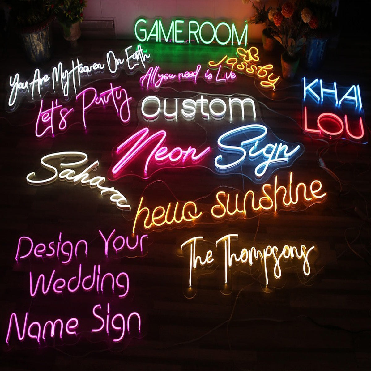 Custom Text - Personalized Sibling Neon Sign