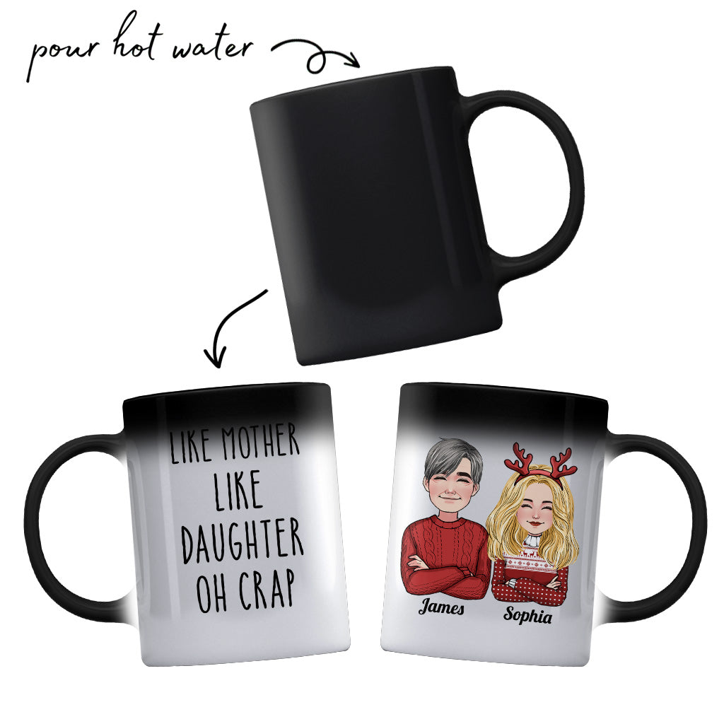 Like Father Like Daughter - Personalized Father Mug