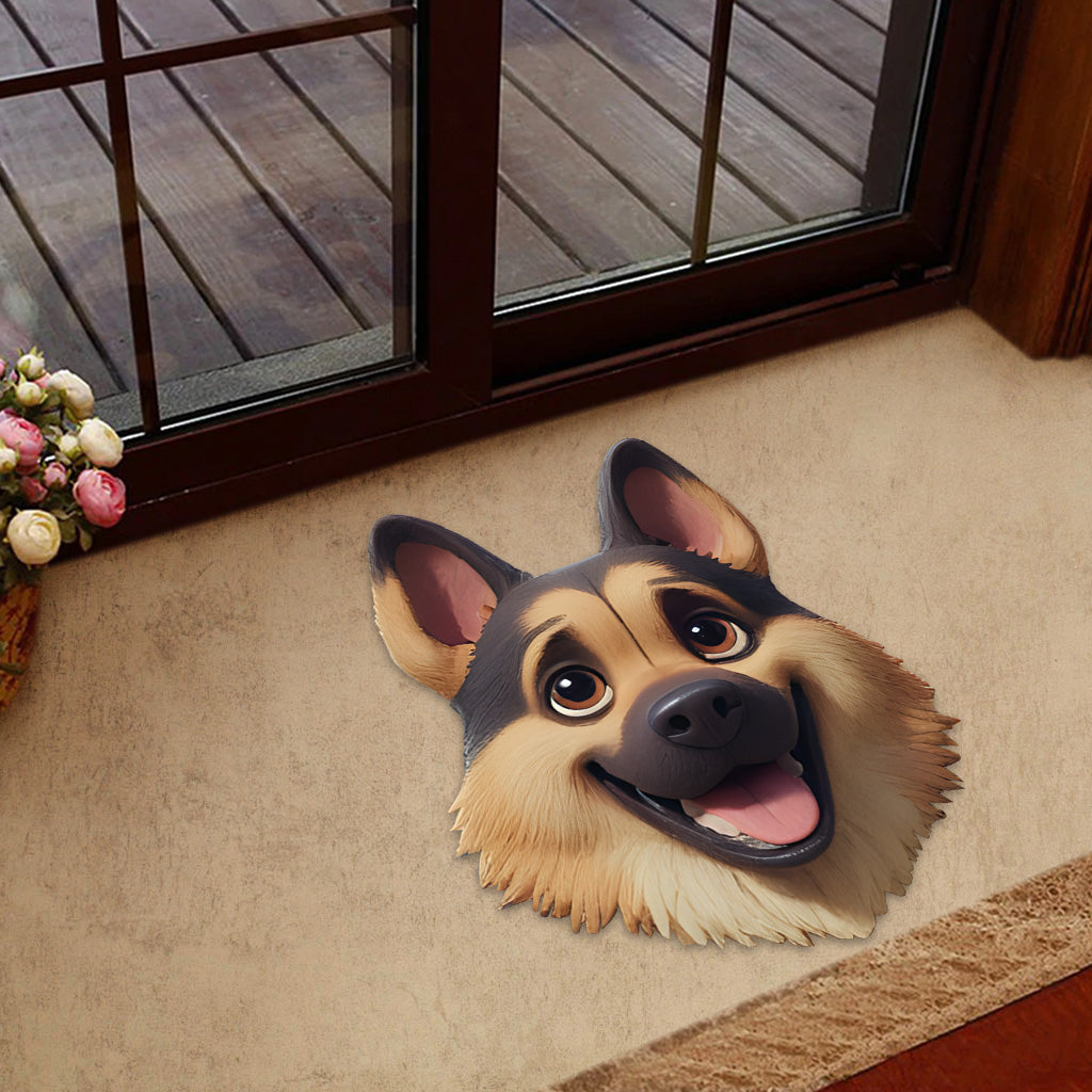 Cute Pet Mat - Personalized Dog Shaped Doormat