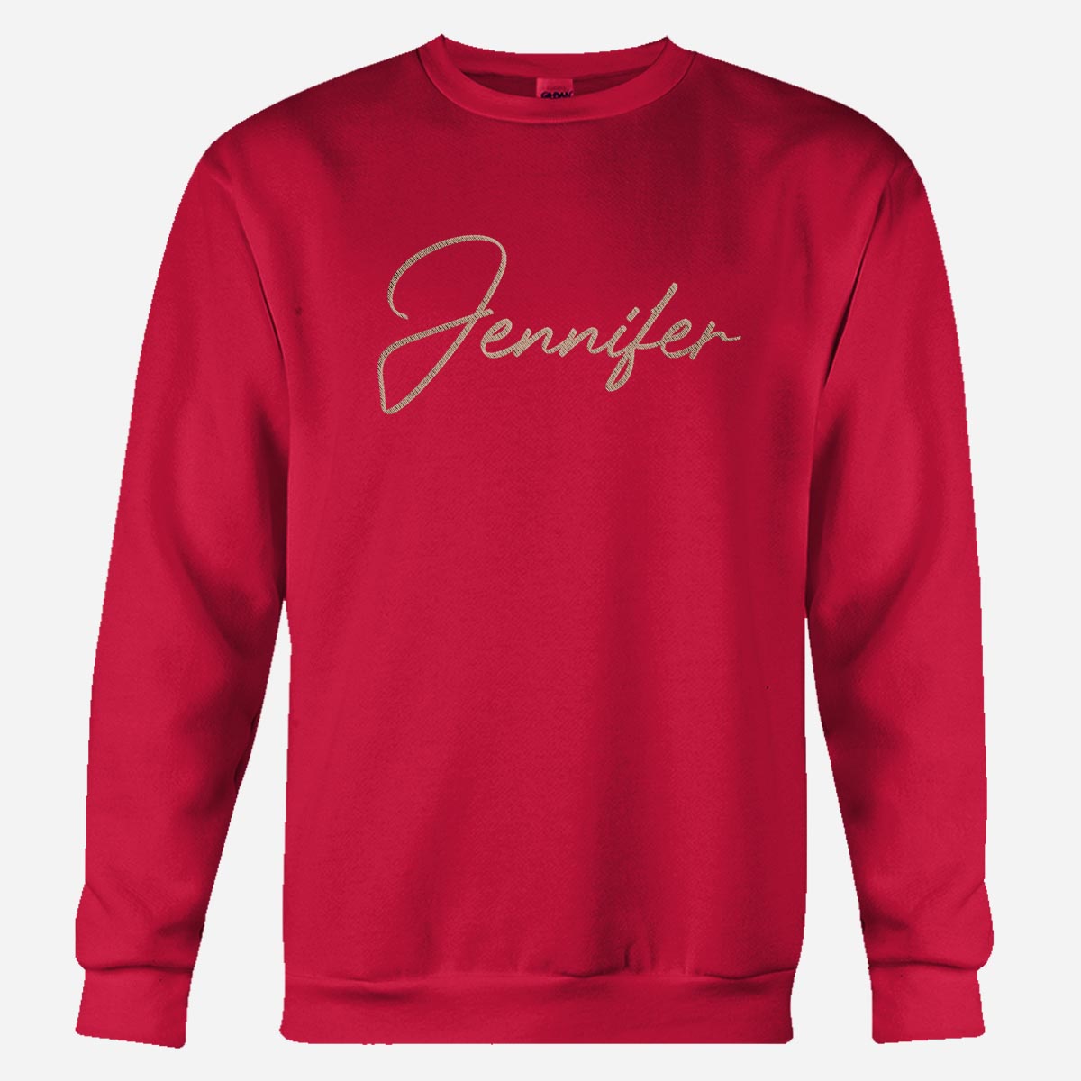 Custom Name - Personalized Bestie Embroidered Sweater