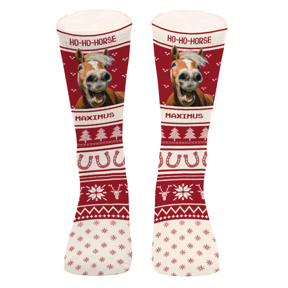 Ho Ho Horse - Personalized Horse Socks