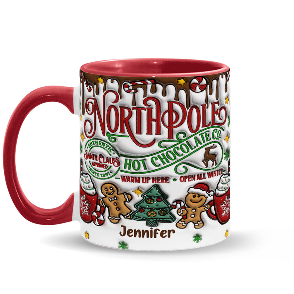 Northpole Hot Chocolate - Personalized Christmas Accent Mug