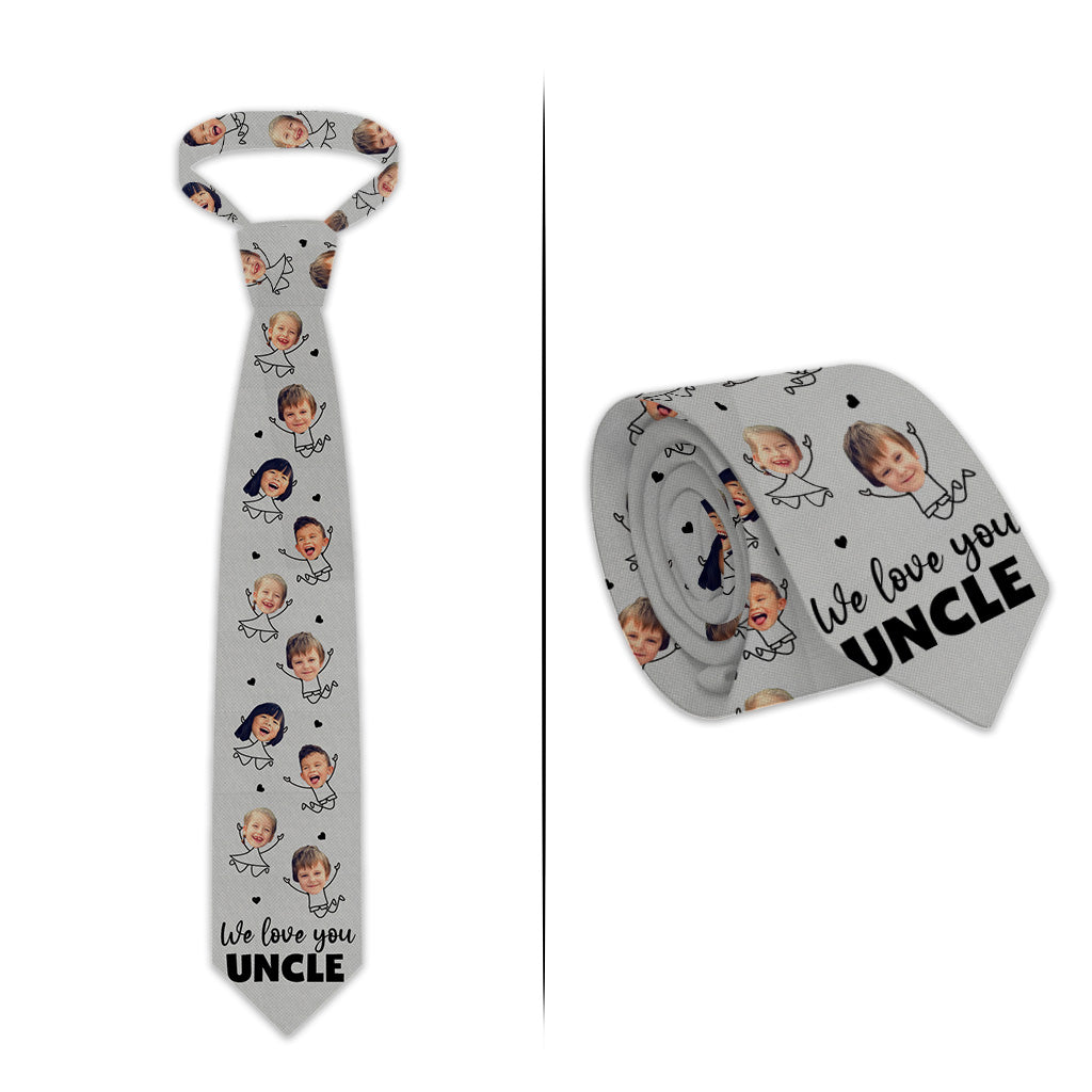 We Love You Dad - Gift for dad, grandpa, uncle, brother, husband - Personalized Necktie