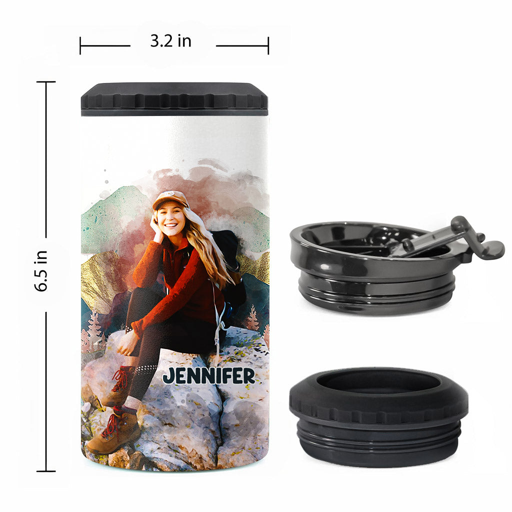 And The Wise One Said - Personalized Hiking Can Cooler