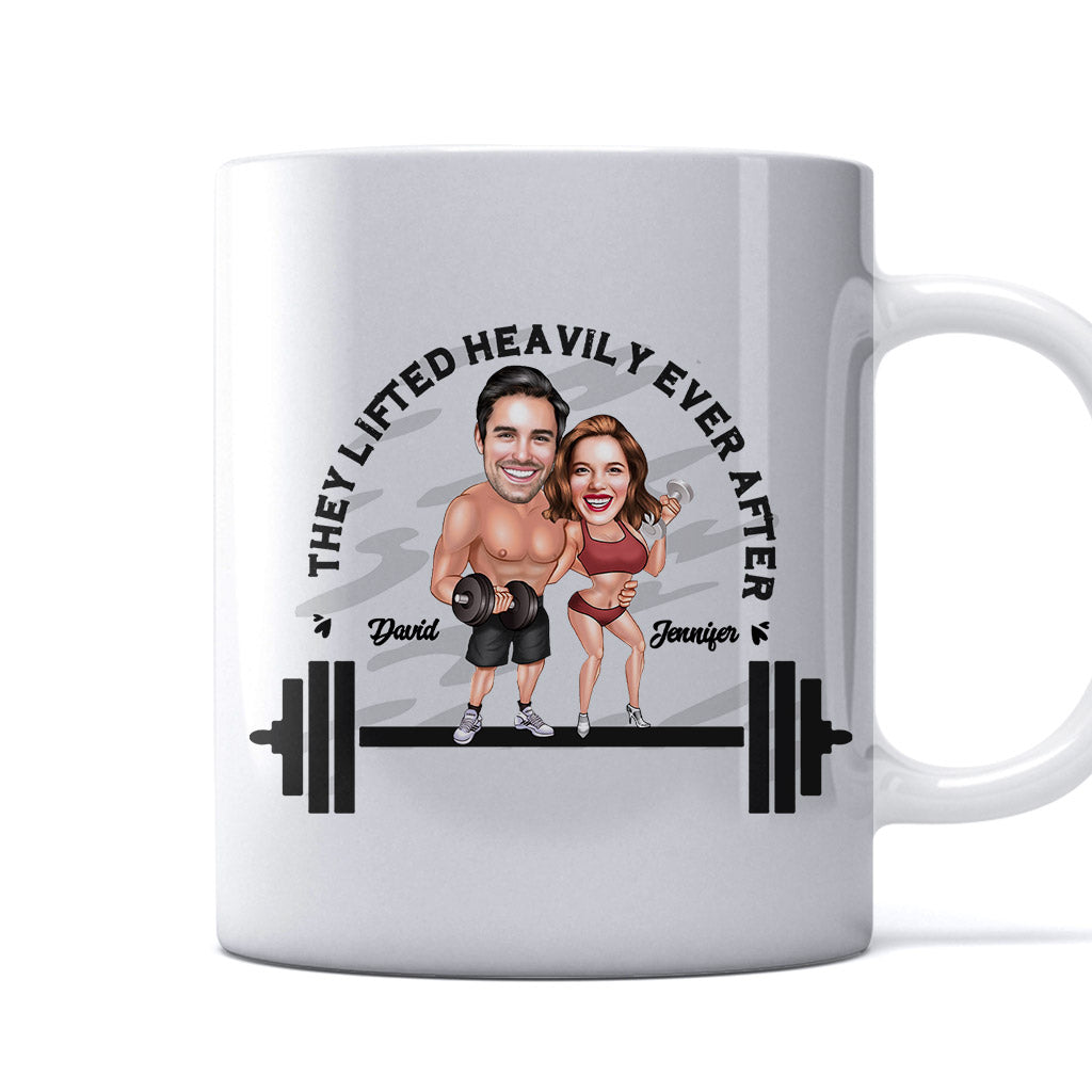 They Lifted Heavily Ever After - Personalized Fitness Mug