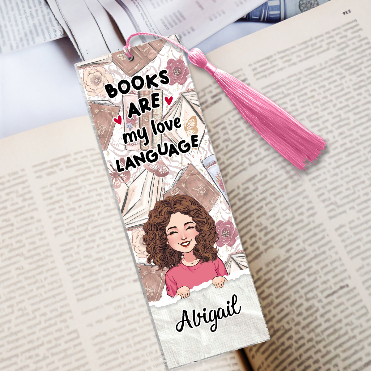 Booktrover - Personalized Book Bookmark (Printed On Both Sides)