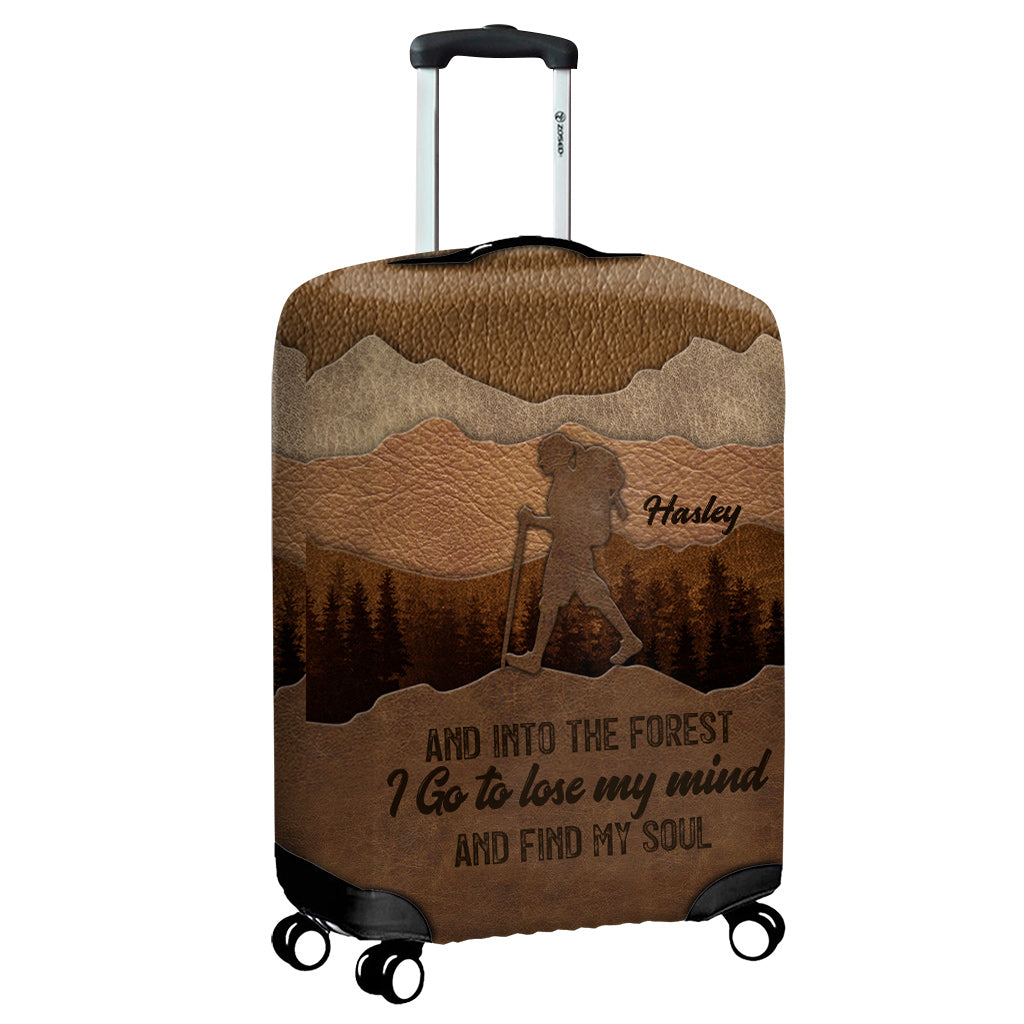 And Into The Forest I Go - Personalized Hiking Luggage Cover