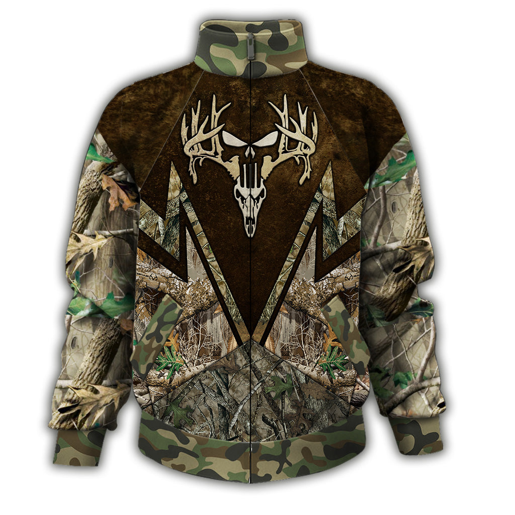 Camo Hunting - Personalized Hunting Zip Jacket