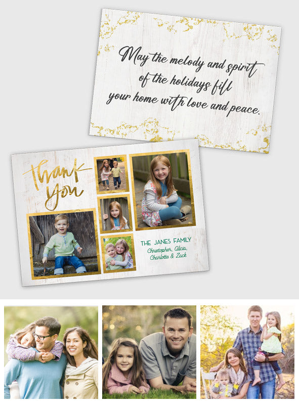 Thank You Photo Upload - Personalized Greeting Card