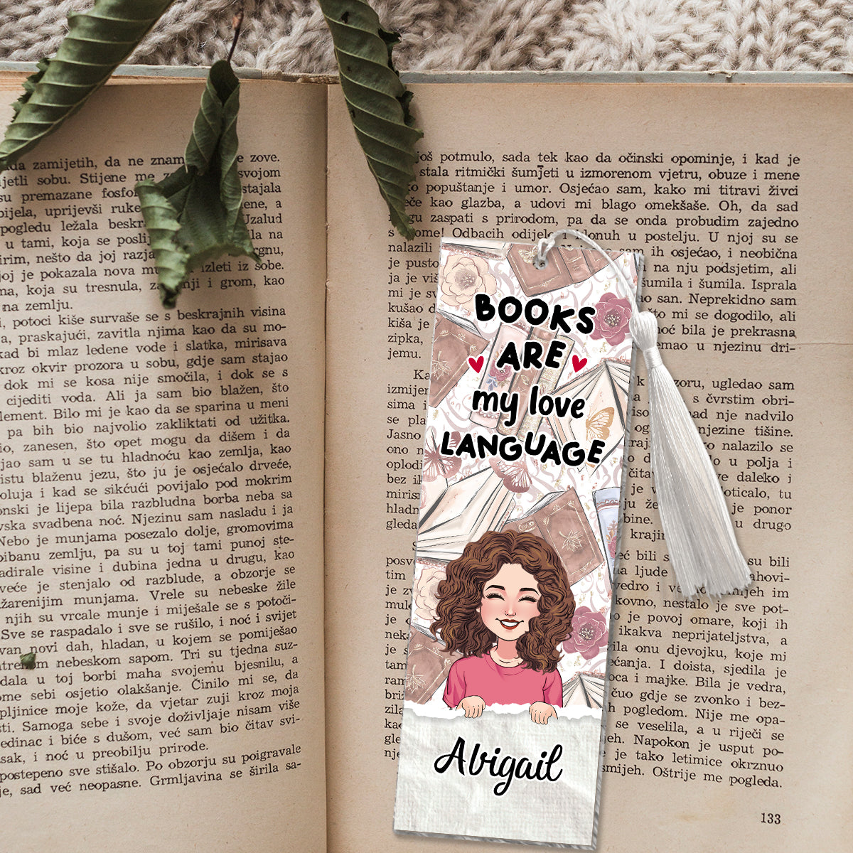 Booktrover - Personalized Book Bookmark (Printed On Both Sides)