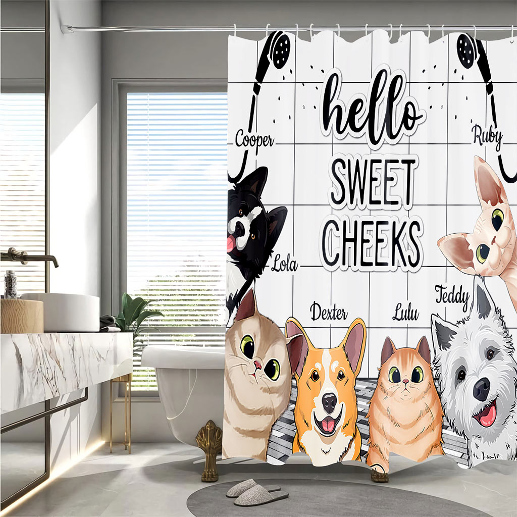 I Saw That - Personalized Dog Shower Curtain