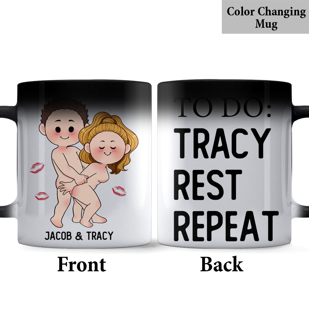 To Do List - Personalized Couple Mug