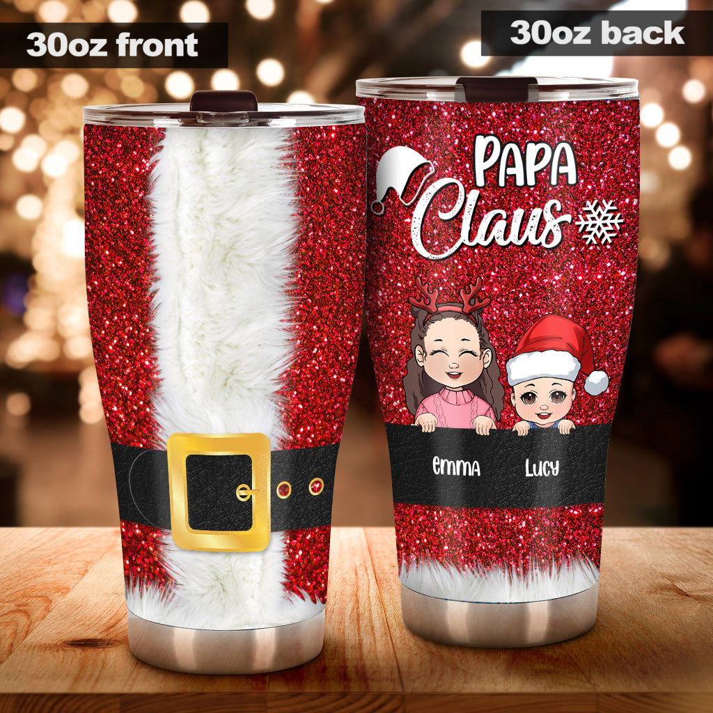 Papa Clause - Personalized Grandpa Tumbler